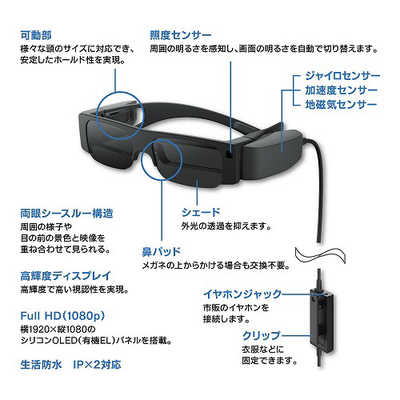 エプソン EPSON スマートグラス Android搭載コントローラー付