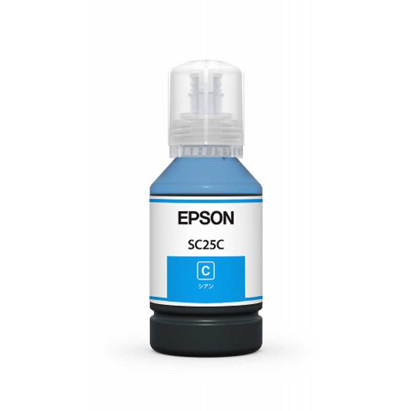 エプソン　EPSON エプソン　EPSON 純正プリンターインク インクボトル シアン 140ml SC25C SC25C