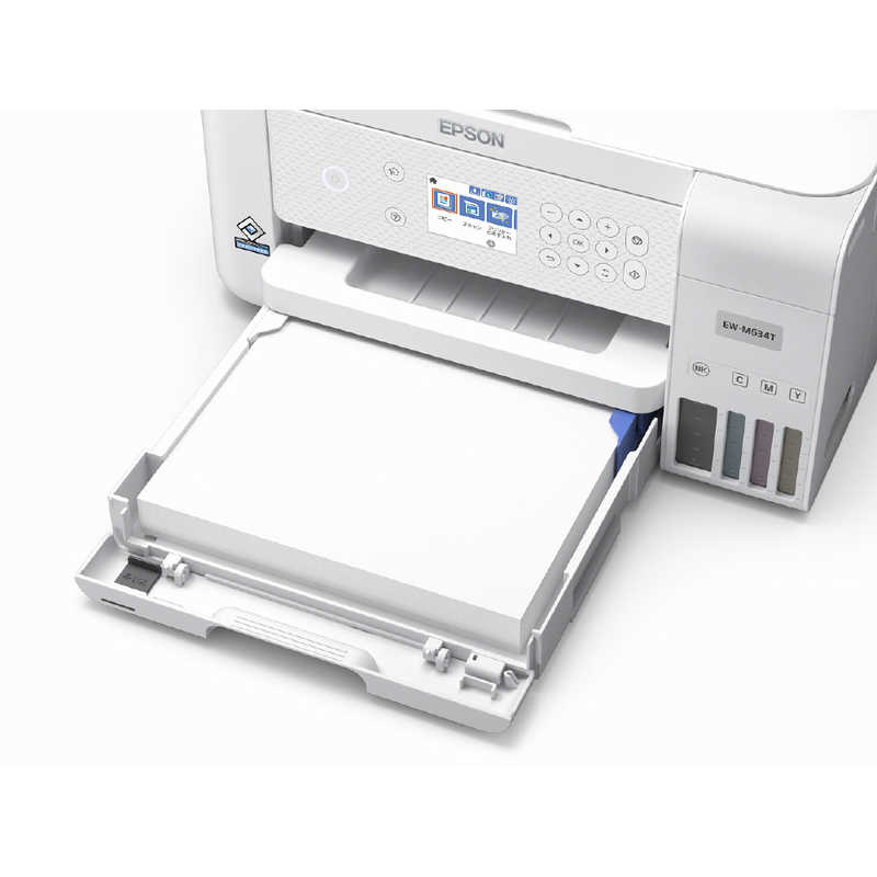 エプソン　EPSON エプソン　EPSON インクジェット複合機 エコタンク搭載モデル ホワイト [L判~A4] EW-M634T EW-M634T
