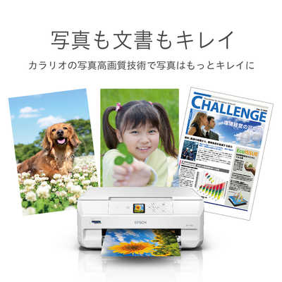 エプソン A4カラーインクジェット複合機 ホワイト [L判