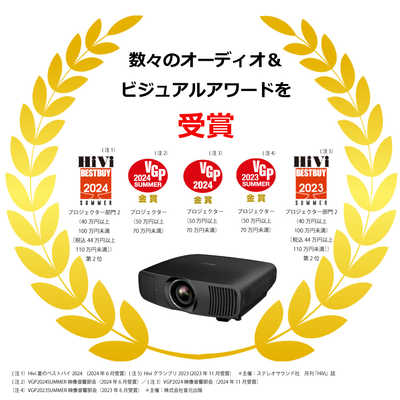 エプソン EPSON ホームプロジェクター 4K/HDR対応 dreamio(ドリーミオ 