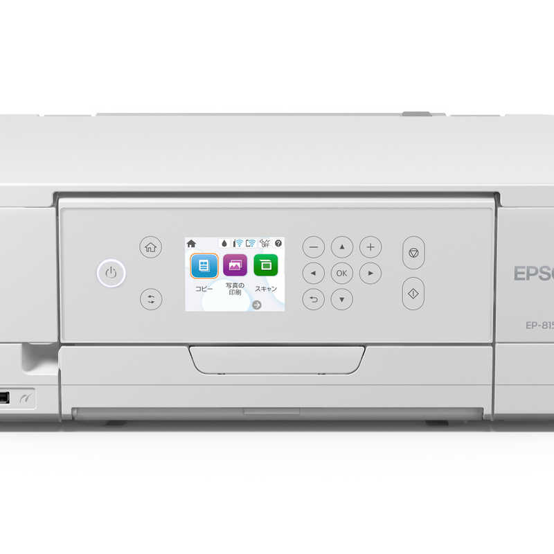 エプソン　EPSON エプソン　EPSON A4カラーインクジェット複合機プリンター Colorio ホワイト ［L判～A4］ EP-815A EP-815A