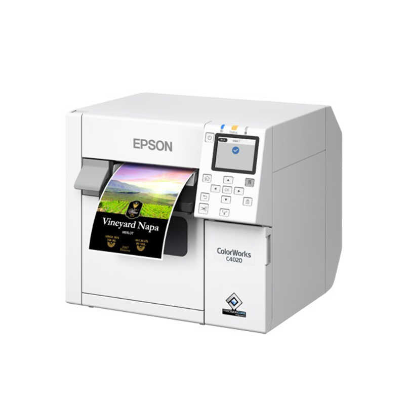 エプソン　EPSON エプソン　EPSON ColorWorks カラーラベルプリンター(マットブラック顔料) CW-C4020M CW-C4020M