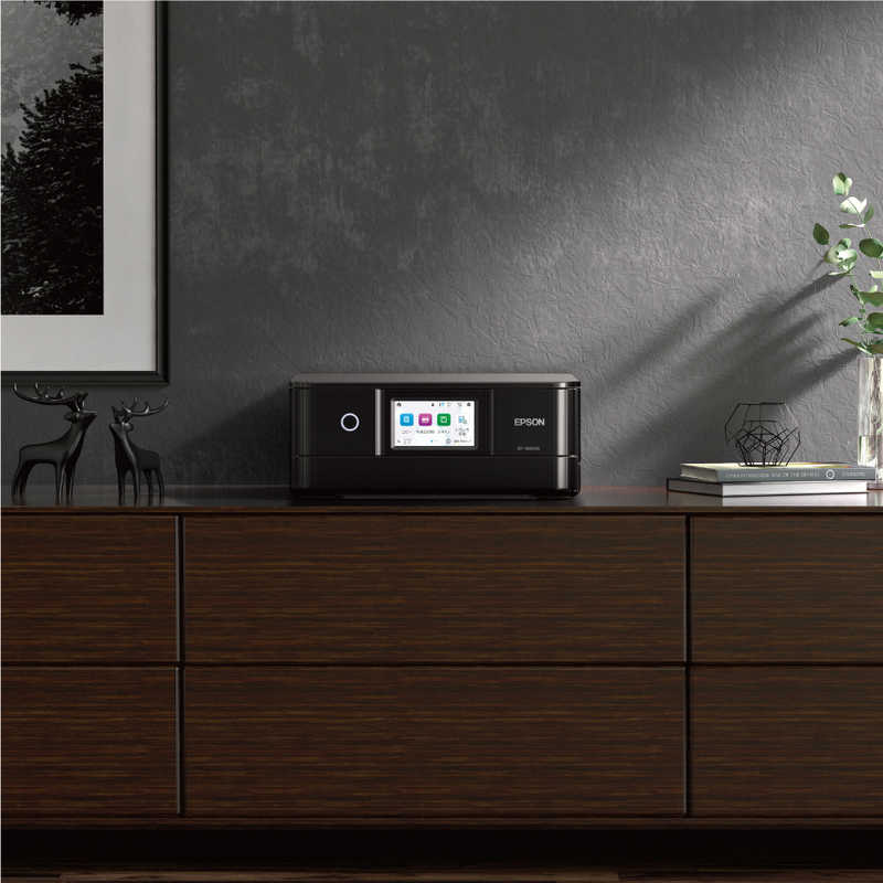 エプソン　EPSON エプソン　EPSON 【アウトレット】A4カラーインクジェット複合機プリンター Colorio ［カード/名刺～A4］ ブラック EP-886AB EP-886AB