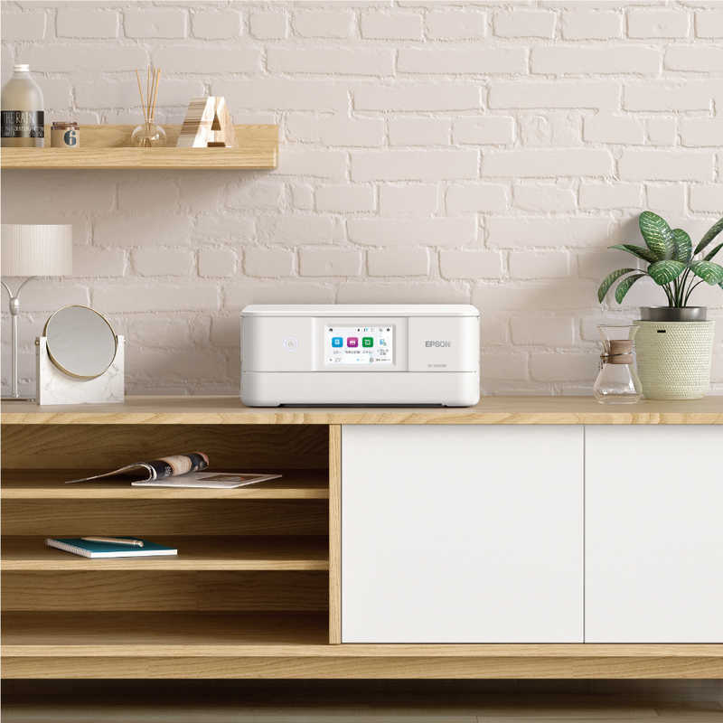 エプソン　EPSON エプソン　EPSON 【アウトレット】A4カラーインクジェット複合機プリンター Colorio ［カード/名刺～A4］ ホワイト EP-886AW EP-886AW