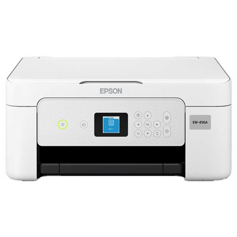 エプソン　EPSON エプソン　EPSON A4カラーインクジェット複合機プリンター Colorio ［カード/名刺～A4］ ホワイト EW-456A EW-456A