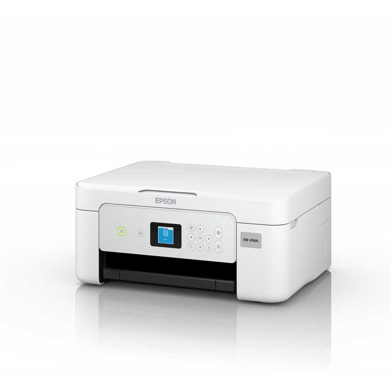 エプソン　EPSON エプソン　EPSON A4カラーインクジェット複合機プリンター Colorio ［カード/名刺～A4］ ホワイト EW-456A EW-456A