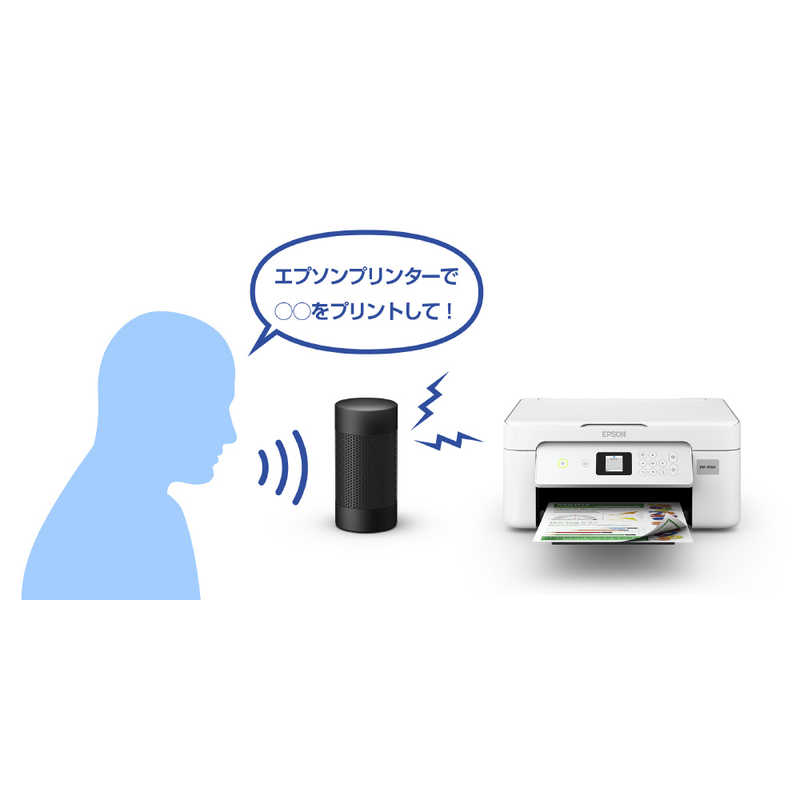 エプソン　EPSON エプソン　EPSON A4カラーインクジェット複合機プリンター Colorio ［カード/名刺～A4］ ホワイト EW-456A EW-456A