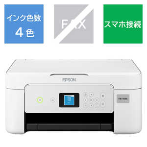 エプソン　EPSON A4カラーインクジェット複合機プリンター Colorio ［カード/名刺～A4］ ホワイト EW-456A