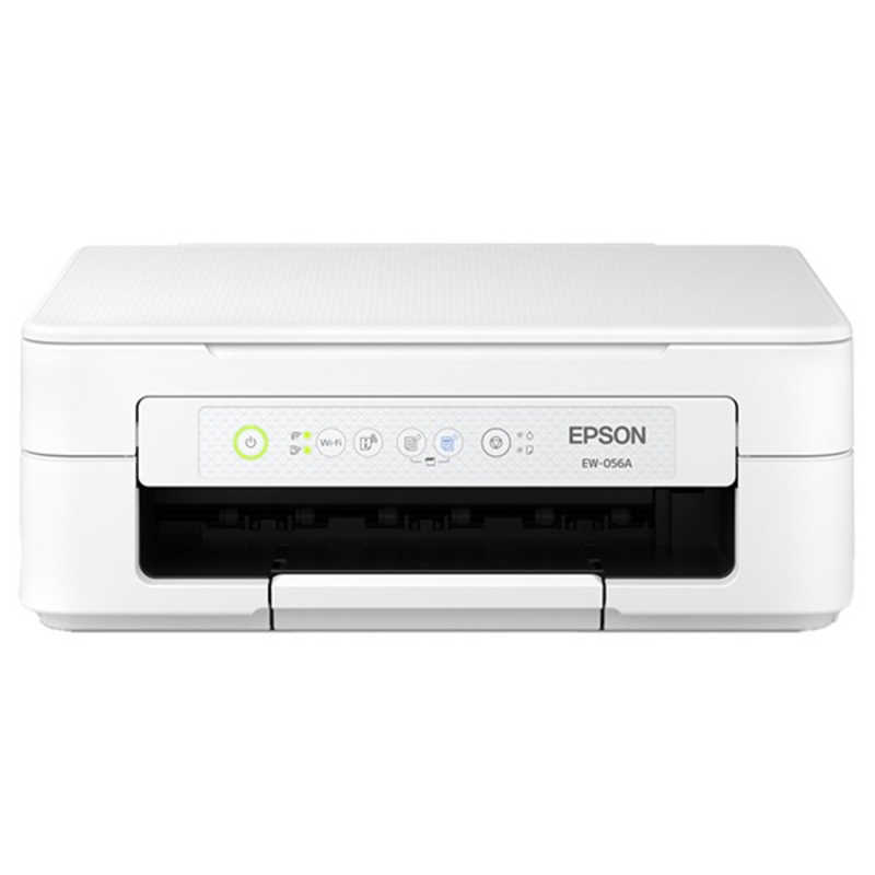 エプソン　EPSON エプソン　EPSON A4カラーインクジェット複合機プリンター Colorio ［L判～A4］ ホワイト EW-056A EW-056A