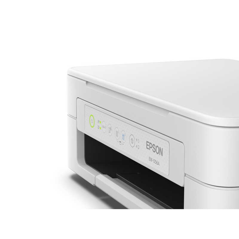エプソン　EPSON エプソン　EPSON A4カラーインクジェット複合機プリンター Colorio ［L判～A4］ ホワイト EW-056A EW-056A