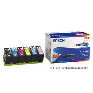 エプソン EPSON 純正インクカートリッジ カニ 6色パック KNI-6CL エプソン EPSON 純正インクカートリッジ カニ 6色パック KNI-6CL