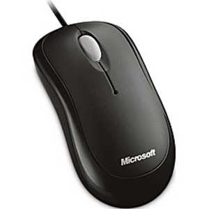 ＜コジマ＞ マイクロソフト Microsoft 有線光学式マウス「USB」 Microsoft Basic Optical Mouse ブラック 4YH00003