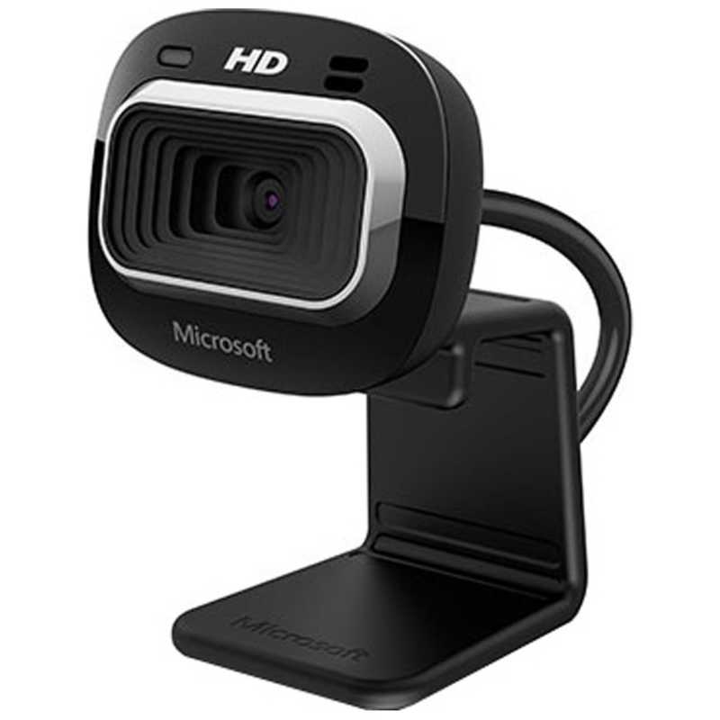 マイクロソフト　Microsoft マイクロソフト　Microsoft WEBカメラ｢USB･720p HD｣(ブラック/ビジネスモデル･茶箱) T4H-00006 T4H-00006