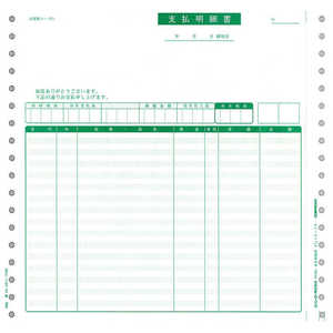 ピーシーエー 支払明細書 200枚 連続 PA351G ピーシーエー 支払明細書 200枚 連続 PA351G