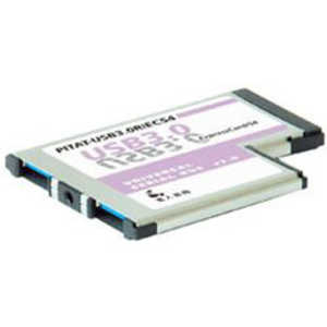 玄人志向 PITAT-USB3.0R/EC54 (USB3.0増設ExpressCard/2ポート) PITAT-USB3.0R/EC54