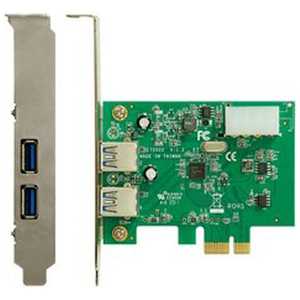 玄人志向 USB3.0(2ポート)増設用 PCI Express x1ボード USB3.0-PCIE-P2