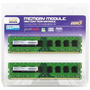 ߥ ǥȥå CFD Panram DDR3-1600 240pin DIMM 4GB 2GB2 W3U1600PS-2G