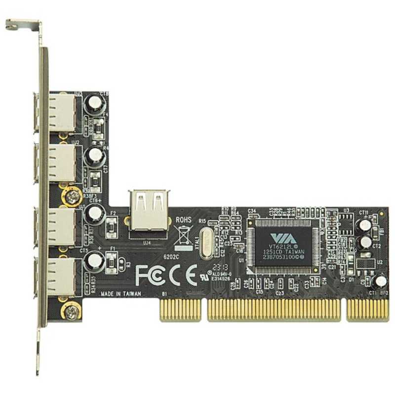 玄人志向 USB2.0 4ポート 増設用 大放出セール PCIボード USB2.0V-P4-PCI おしゃれ