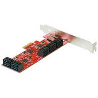 玄人志向 SATA3(10ポート)増設用 PCI Express x2ボード SATA3I10-PCIe