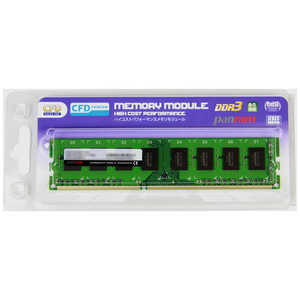 ߥ ǥȥå CFD Panram DDR3-1600 240pin DIMM 4GB D3U1600PS-4G