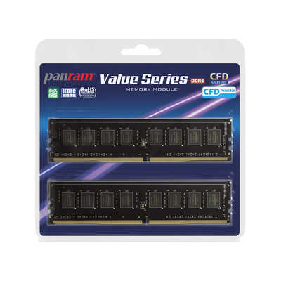 CFD 増設用メモリ デスクトップ用[DIMM DDR4 /8GB /2枚] W4U3200PS-8G