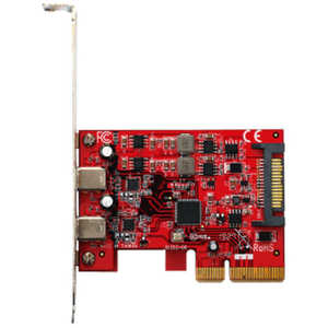 玄人志向 インターフェースカード USB-C 3.2x2[PCI-Express] ASMedia USB3.2C-P2-PCIE3