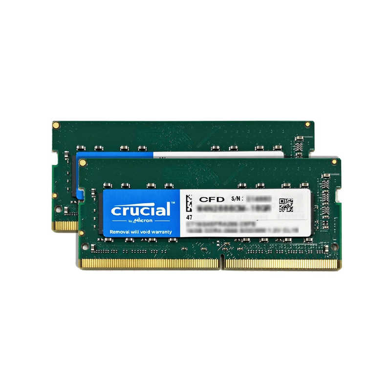 CFD CFD 増設用メモリ [SO-DIMM DDR4 /16GB /2枚] W4N2666CM-16GR W4N2666CM-16GR