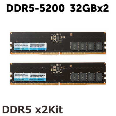 CFD 増設用メモリ CFD Standard DDR5-5200 デスクトップ用[DIMM DDR5