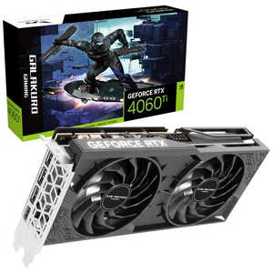 ͻָ GALAKURO GAMING NVIDIA /RTX4060Ti /DF GeForce RTX꡼ /8GBϡ֥Х륯ʡ GG-RTX4060Ti-E8GB/OC