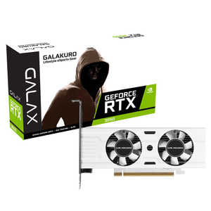 玄人志向 グラフィックボード GeForce RTX 3050 6G ［GeForce RTXシリーズ /6GB］「バルク品」 GK-RTX3050-E6GB/WHITE/LP