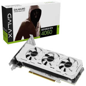 玄人志向 GeForce RTXシリーズ /8GB「バルク品」 GK-RTX4060-E8GB/WHITE/LP