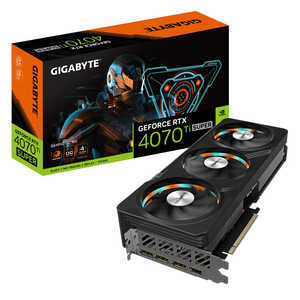 GIGABYTE եåܡ GeForce GTX꡼ 16GB GeForce RTX 4070Ti SUPER 16GB ֥Х륯ʡ GV-N407TSGAMINGOC-1