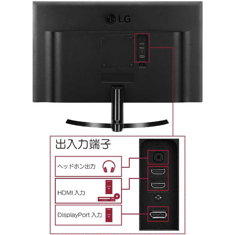 LG LG 4K液晶モニター ブラック [23型 /4K(3840×2160） /ワイド] 24UD58-B 24UD58-B