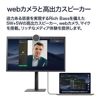 LG Mac専用液晶ディスプレイ [27型 /5K(5120×2880） /ワイド] 27MD5KL