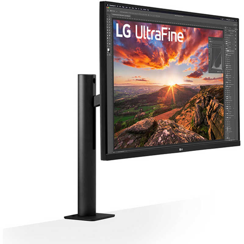 LG LG PCモニター Ergo ブラック [31.5型 /4K(3840×2160） /ワイド] 32UN880-B 32UN880-B