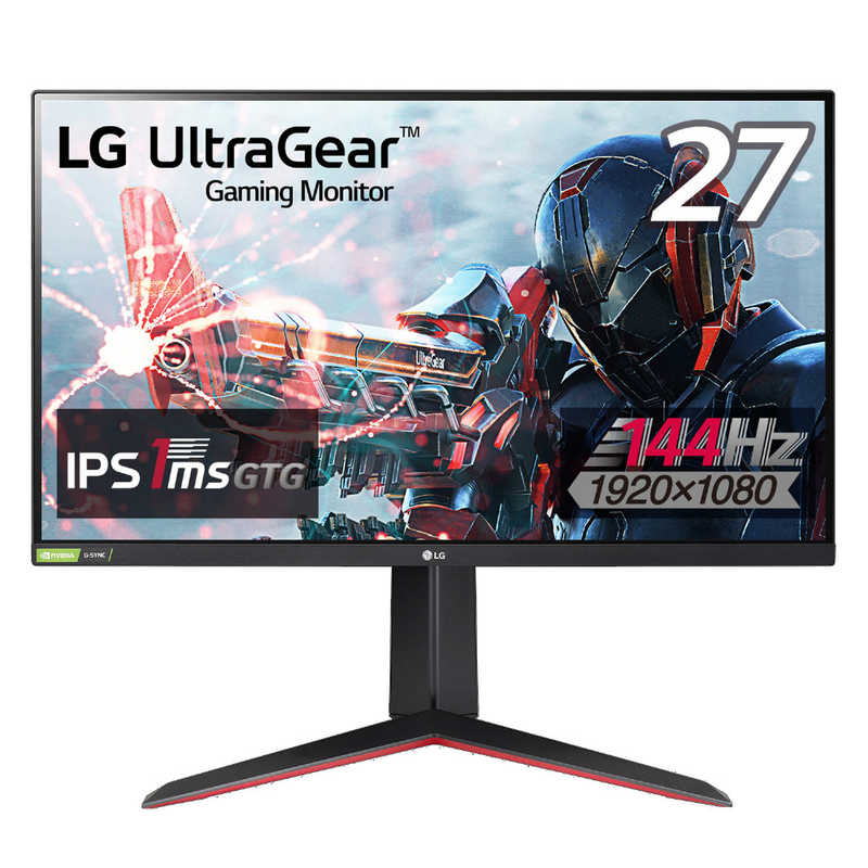 LG LG ゲーミングモニター 27型/ フルHD(1920×1080)/ ワイド 27GN650-B 27GN650-B
