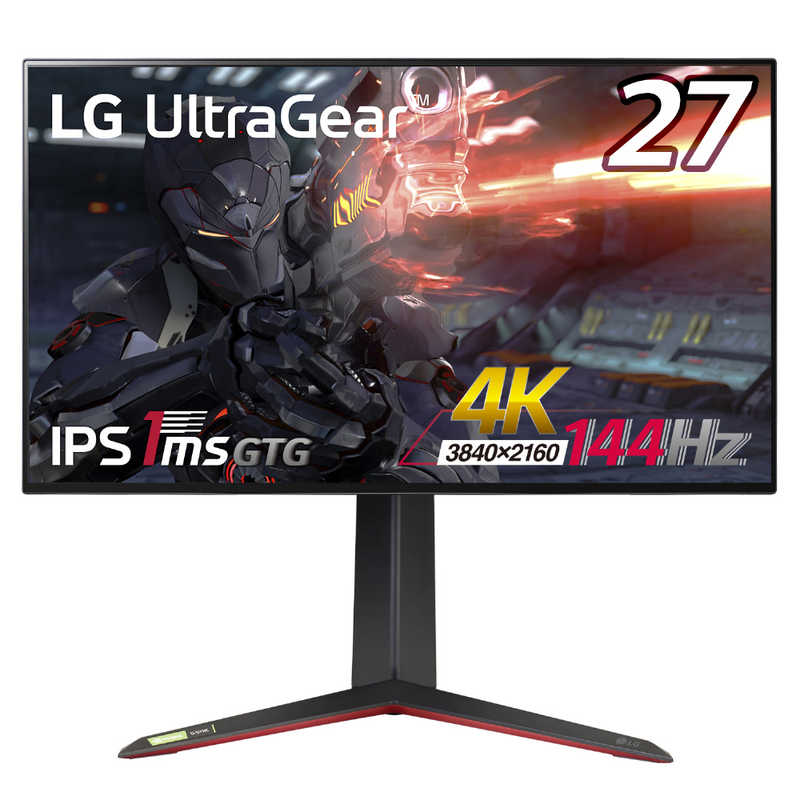 LG LG ゲーミングモニター 27型/ 4K(3840×2160)/ ワイド/ ブラック/ UltraGear 27GP950-B 27GP950-B