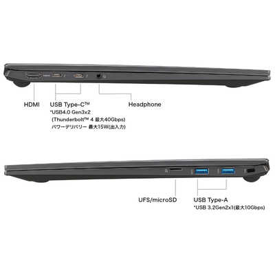 LG ノートパソコン gram [ 16型 / Core i7 / メモリ16GB / SSD1TB