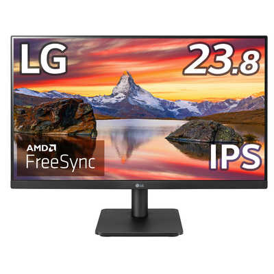 LG PCモニター ブラック [23.8型 /フルHD(1920×1080) /ワイド] 24MP400