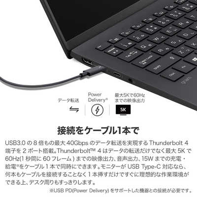 LG ノートパソコン gram オブシディアンブラック [16.0型/intel