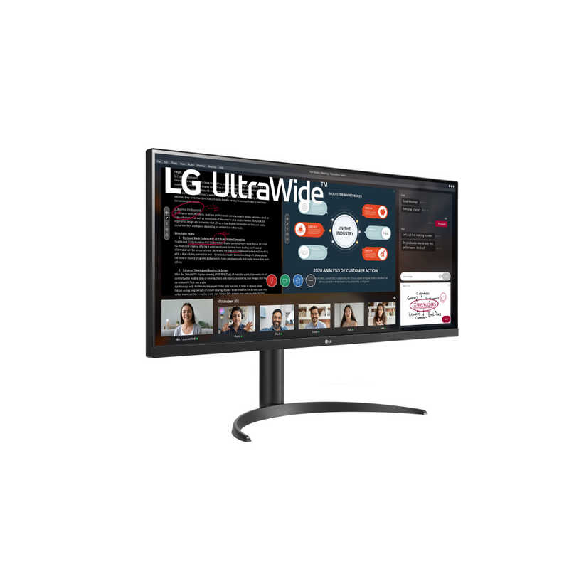 LG LG PCモニター UltraWide ブラック [34型 /UltraWide FHD(2560×1080） /ワイド] 34WP550-B 34WP550-B