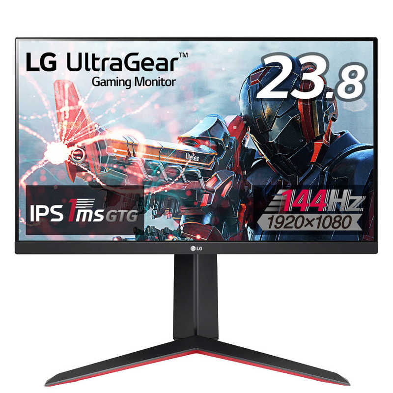 LG LG ゲーミングモニター 23.8型/ フルHD(1920×1080)/ ワイド/ ブラック/ UltraGear 24GN650-BAJP 24GN650-BAJP