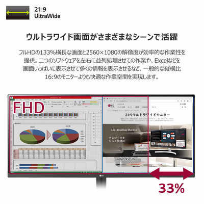 LG PCモニター UltraWide [29型 /UltraWide FHD(2560×1080） /ワイド