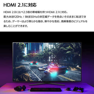 LG ゲーミングモニター UltraGear 48GQ900-B LG ゲーミングモニター UltraGear [48型 /有機EL 4K(3840×2160