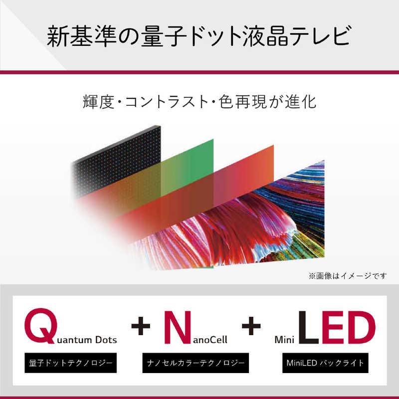 LG LG 液晶テレビ [55V型 /Bluetooth対応 /4K対応 /BS・CS 4Kチューナー内蔵 /YouTube対応] 55QNED85JQA 55QNED85JQA