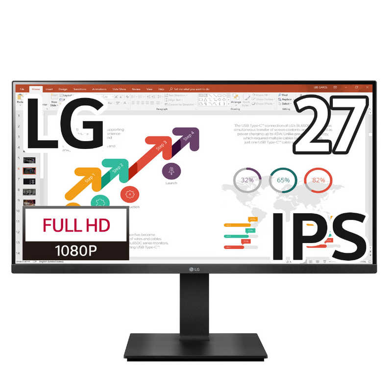 LG LG PCモニター [27型 /フルHD(1920×1080) /ワイド] 27BP450Y-B 27BP450Y-B