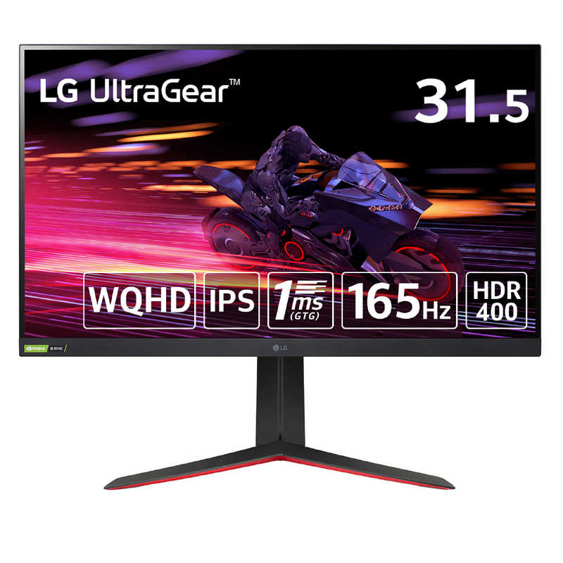 LG LG LG UltraGear ゲーミングモニター UltraGear [31.5型 /WQHD(2560×1440) /ワイド] 32GP750-B 32GP750-B