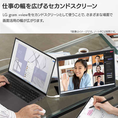 LG PCモニター gram + view [16型 /WQXGA(2560×1600） /ワイド 
