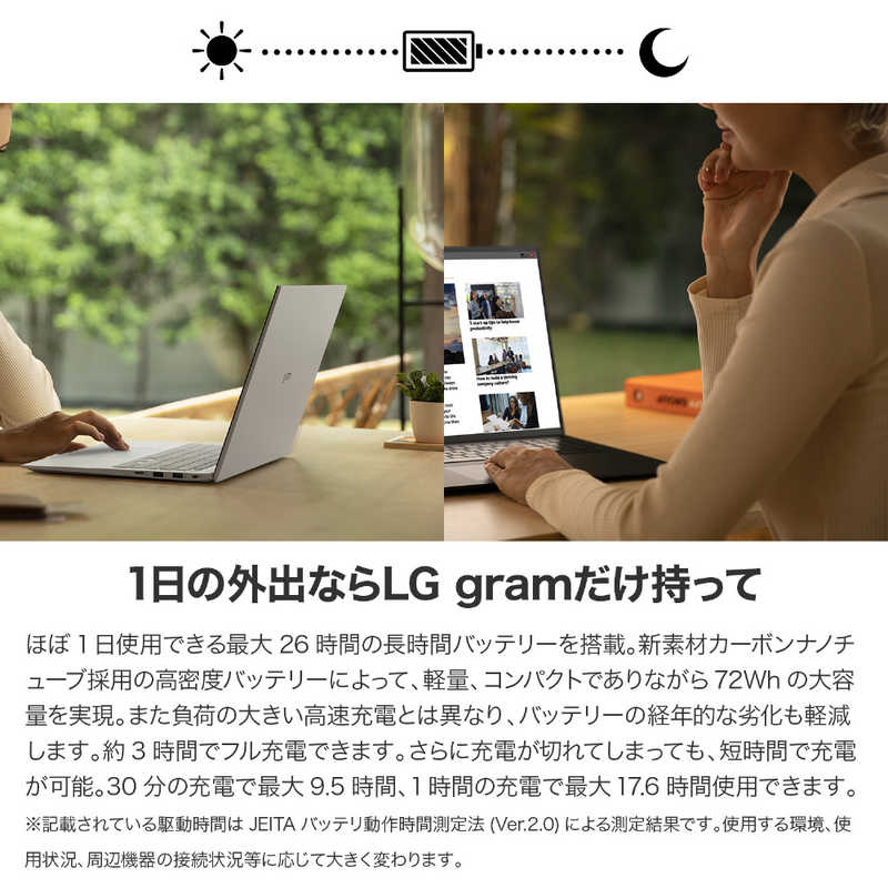 LG LG ノートパソコン gram スノーホワイト [14.0型 /Win11 Home /Core i5 /メモリ：8GB /SSD：512GB /Office] 14Z90Q-KR54J1 14Z90Q-KR54J1